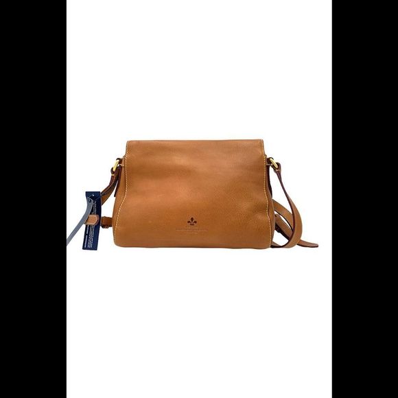 Dooney & Bourke Florentine Leather Laurel Crossbody Natural - Picture 2 of 4